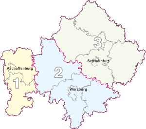 Regionen in Unterfranken